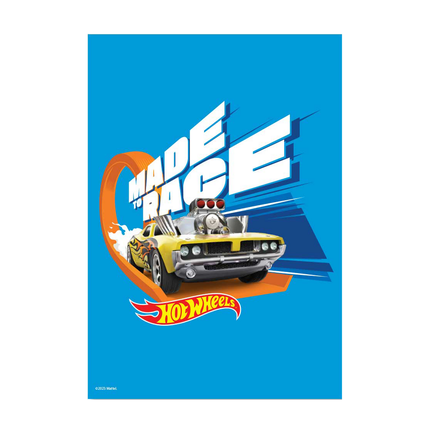 Hot Wheels Made to Race A3 Wall Art