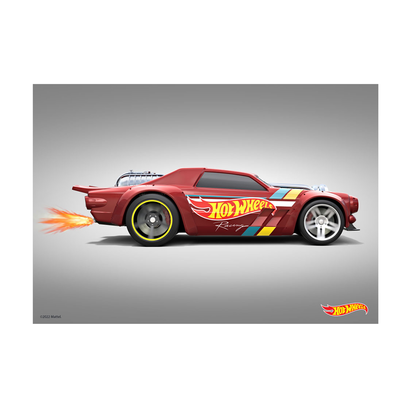 Hot Wheels Night Shifter Side A3 Wall Art