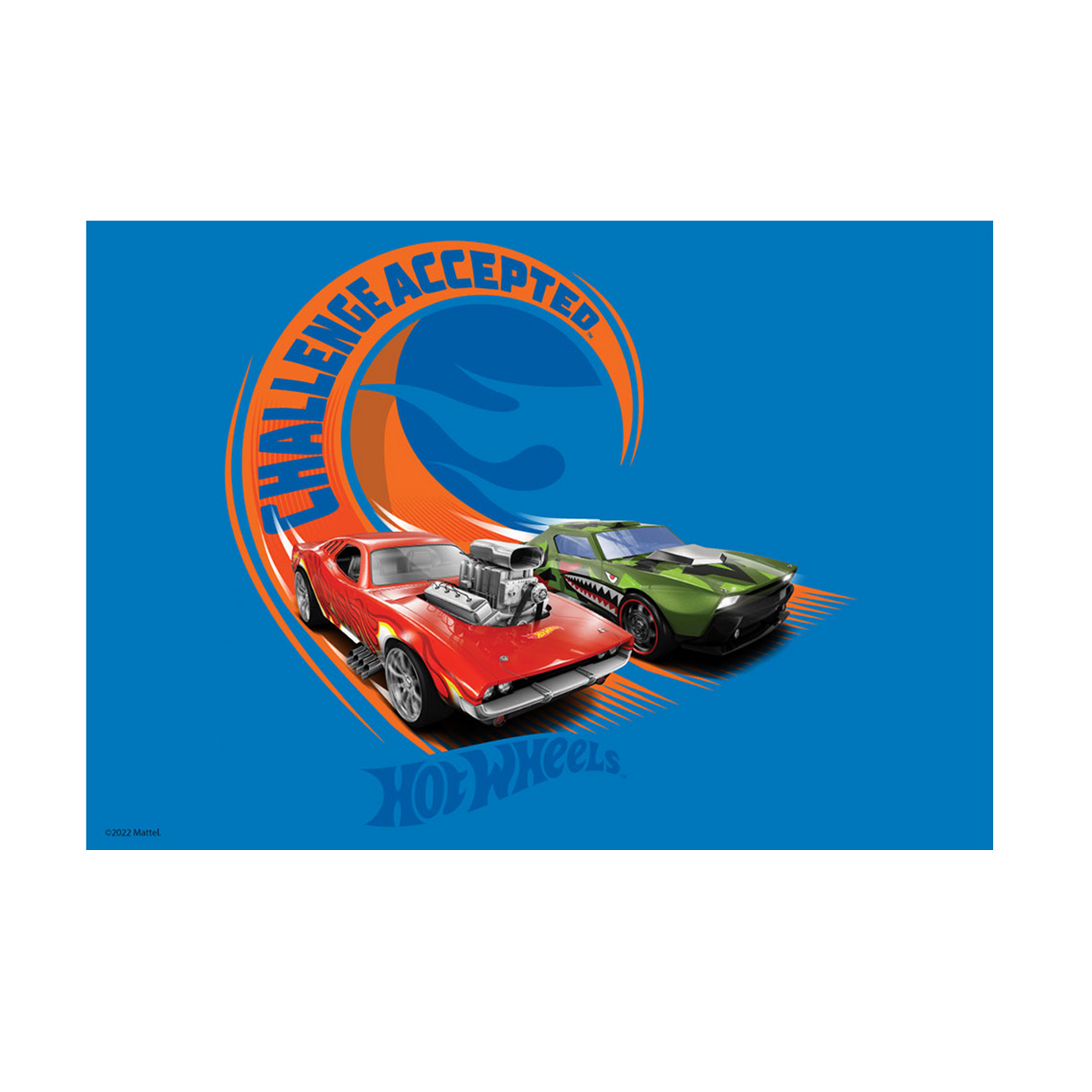Hot Wheels Rodger Dodger Challenge A3 Wall Art