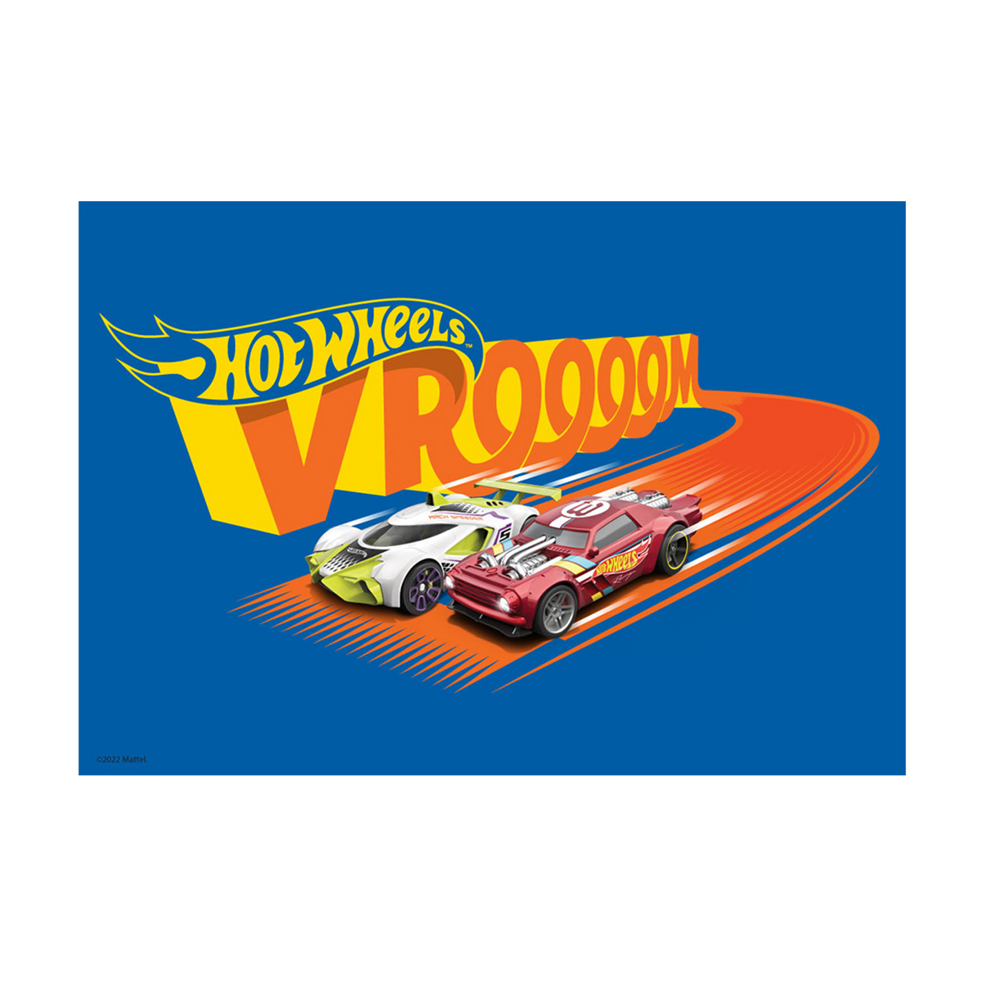 Hot Wheels Vroom A3 Wall Art