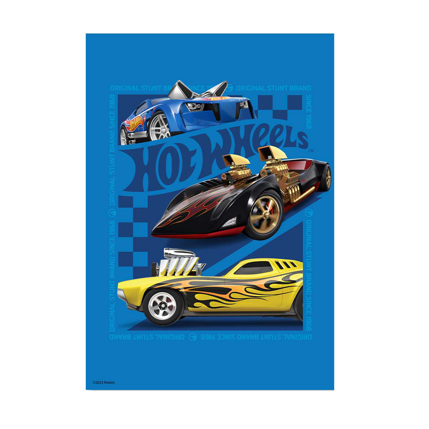 Hot Wheels Original Stunt Brand A3 Wall Art