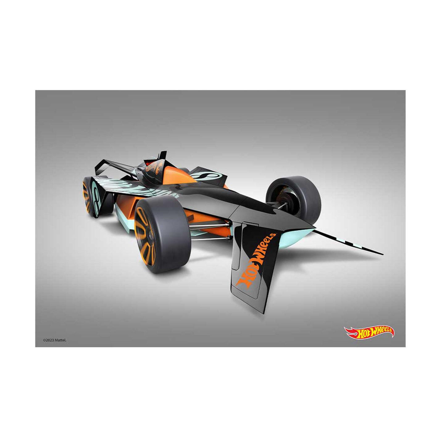 Hot Wheels Bad to Blade A3 Wall Art