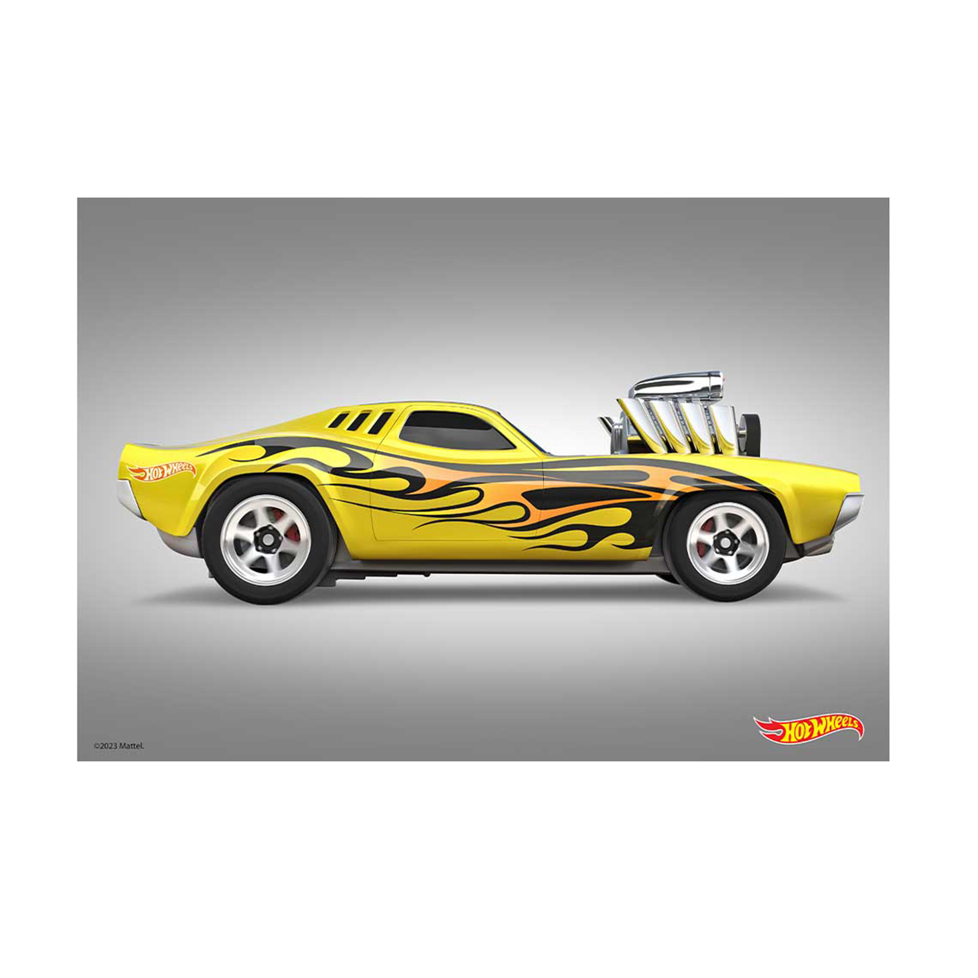 Hot Wheels Rodger Dodger 23 A3 Wall Art Shop Mattel Australia