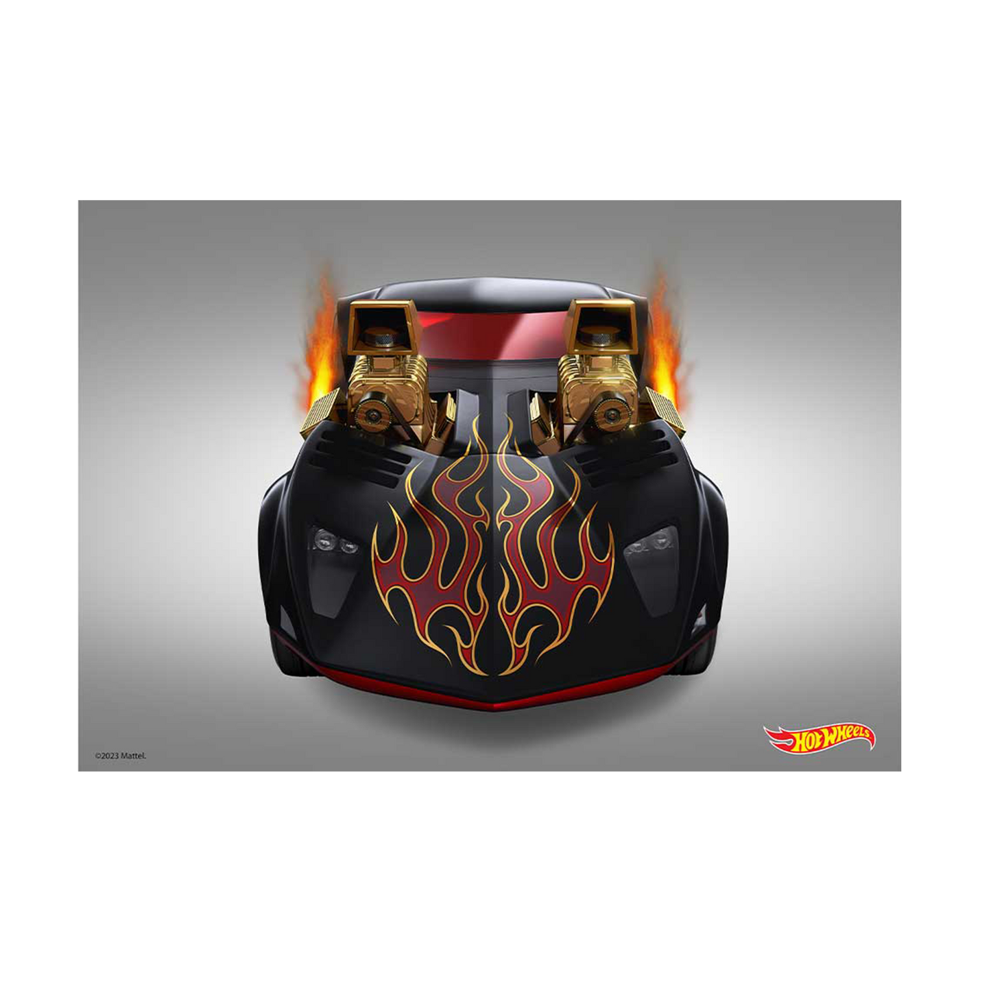 Hot Wheels Twin Mill 23 A3 Wall Art