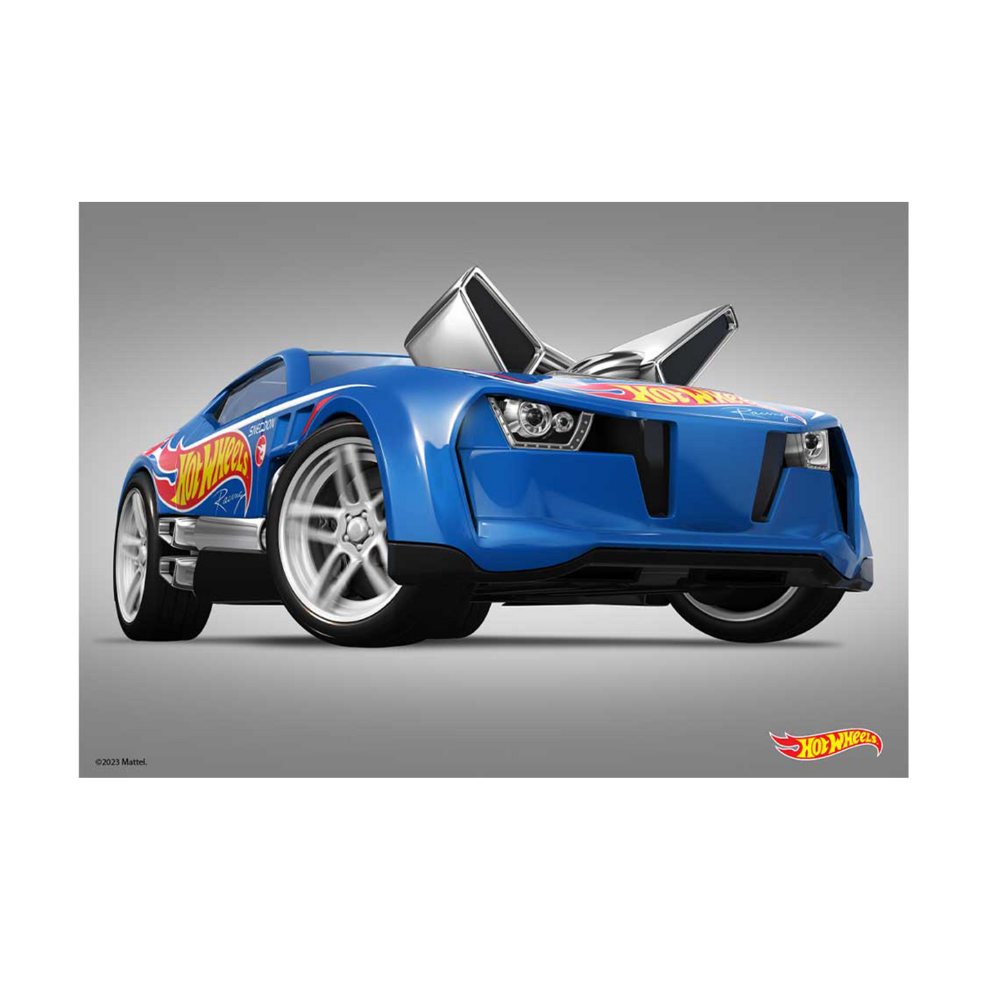 Hot Wheels Twin Duction A3 Wall Art