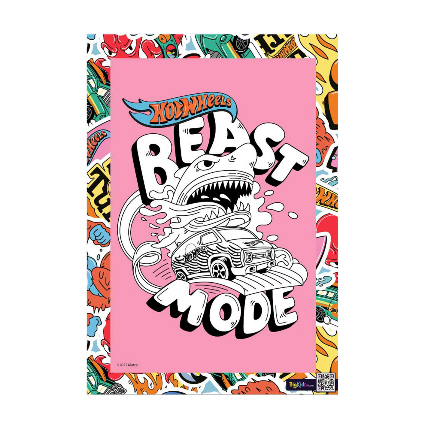 Hot Wheels Beast Mode A3 Creative Art