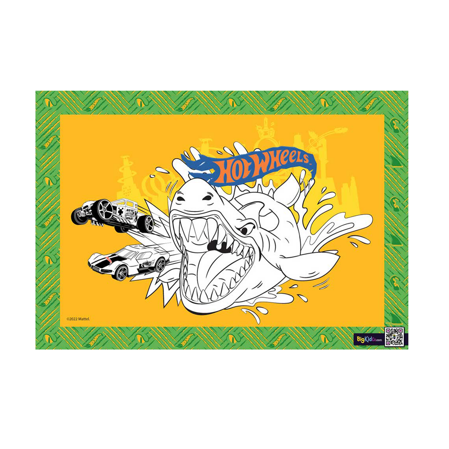 Hot Wheels Creatures Shark A3 Creative Art