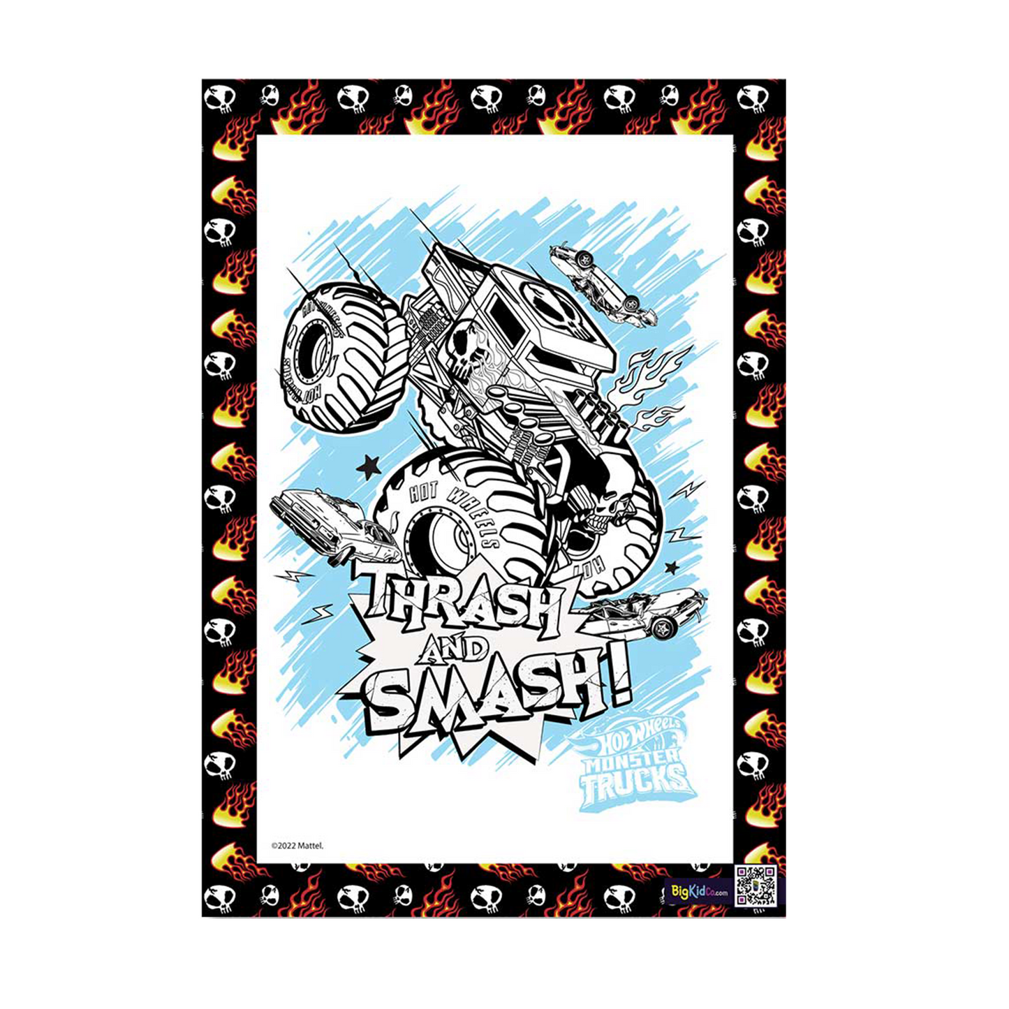 Hot Wheels Monster Trucks Trash Smash A3 Creative Art