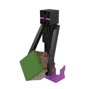 Minecraft Diamond Level Enderman Figure