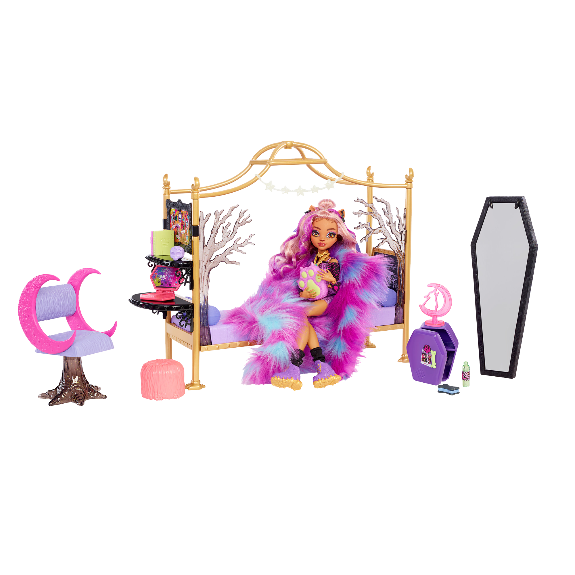 Monster high clawdeen bed hotsell