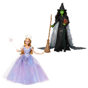 Bundle: Wicked: For Good Deluxe Glinda & Deluxe Elphaba Dolls