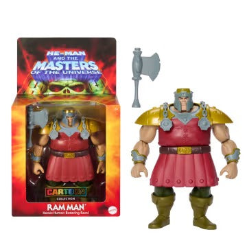 Masters Of The Universe Cartoon Collection Ram Man Deluxe Action Figure