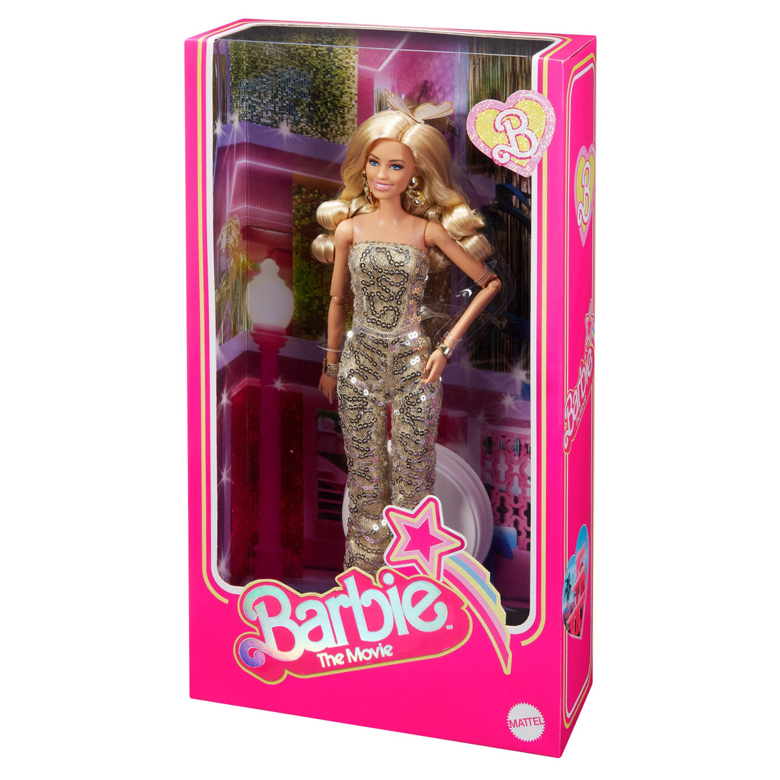 Barbie Movie Barbie in Gold Disco Jumpsuit