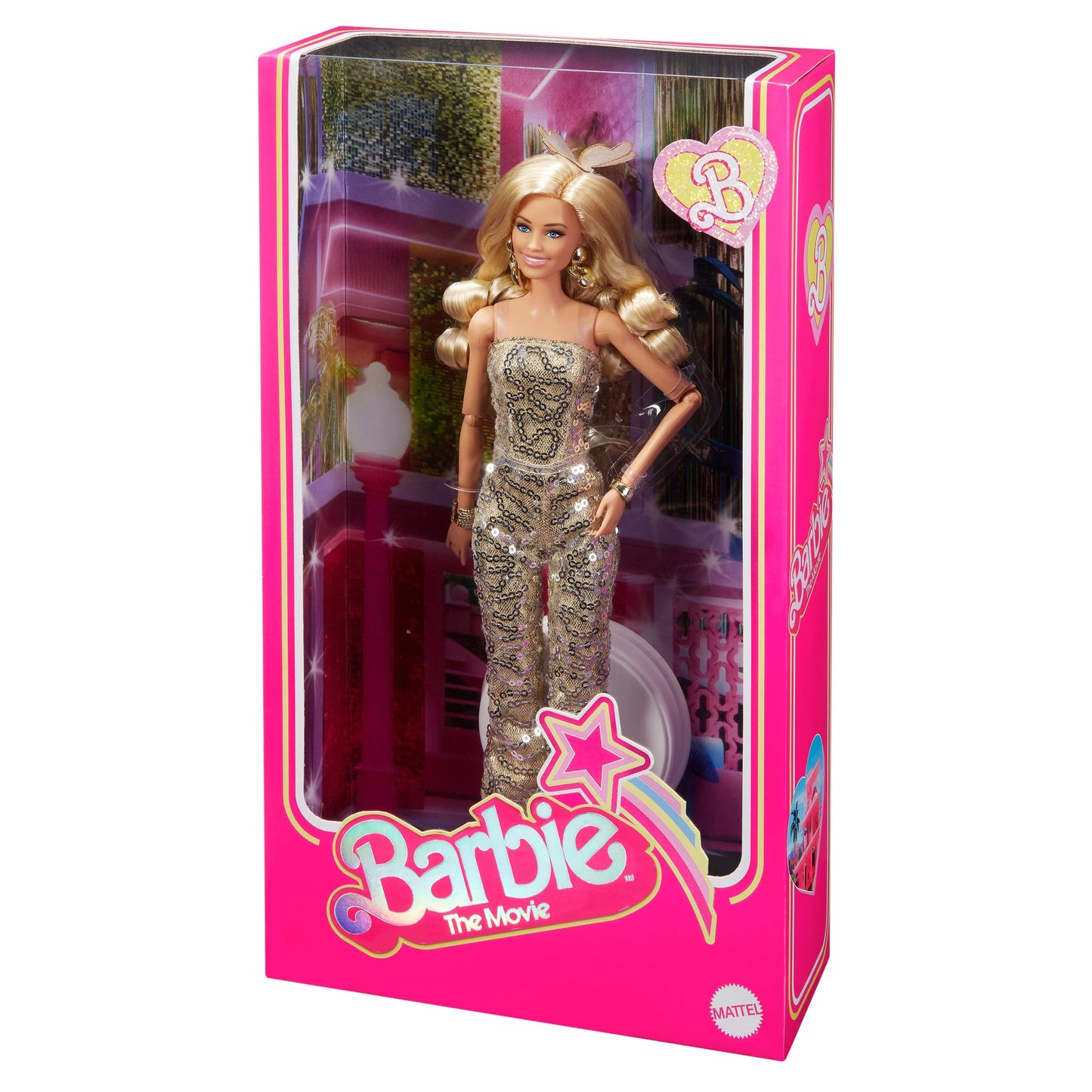 Barbie Movie Barbie in Gold Disco Jumpsuit