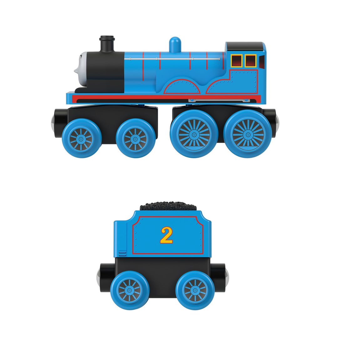 Fisher-Price Thomas & Friends Wooden Railway Edward Engine and Coal-Car
