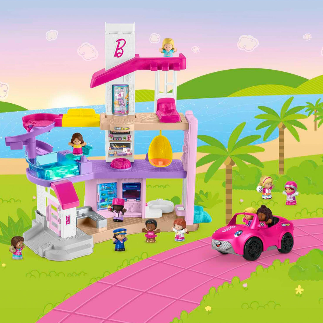 Barbie Convertible by Little People