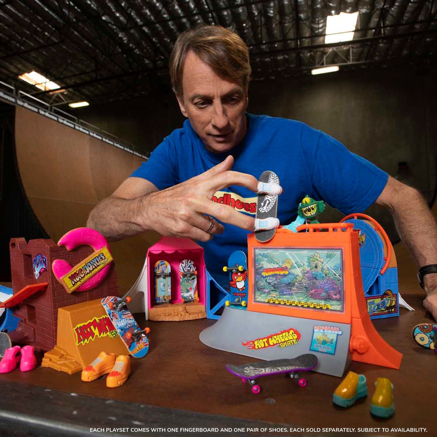 Hot Wheels Skate Amusement Park Skate Set, Playset