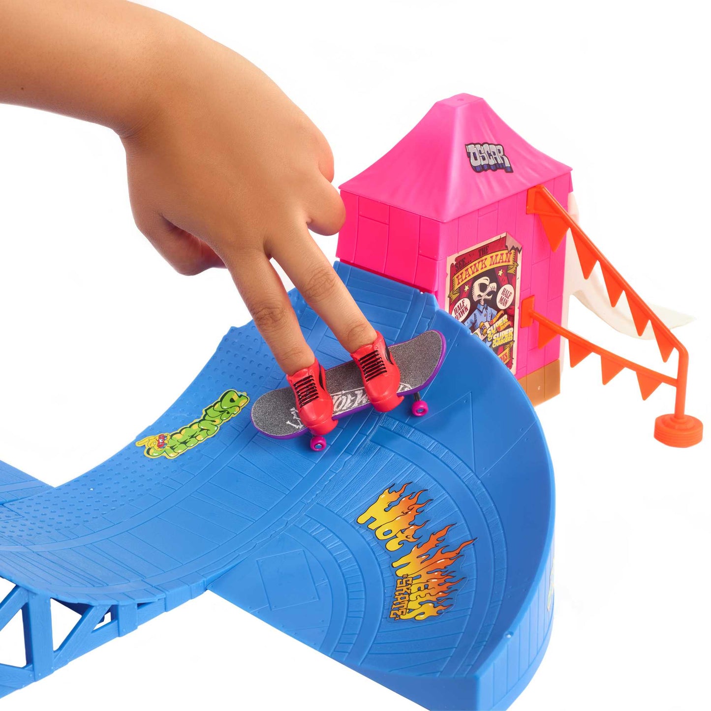 Hot Wheels Skate Amusement Park Skate Set, Playset
