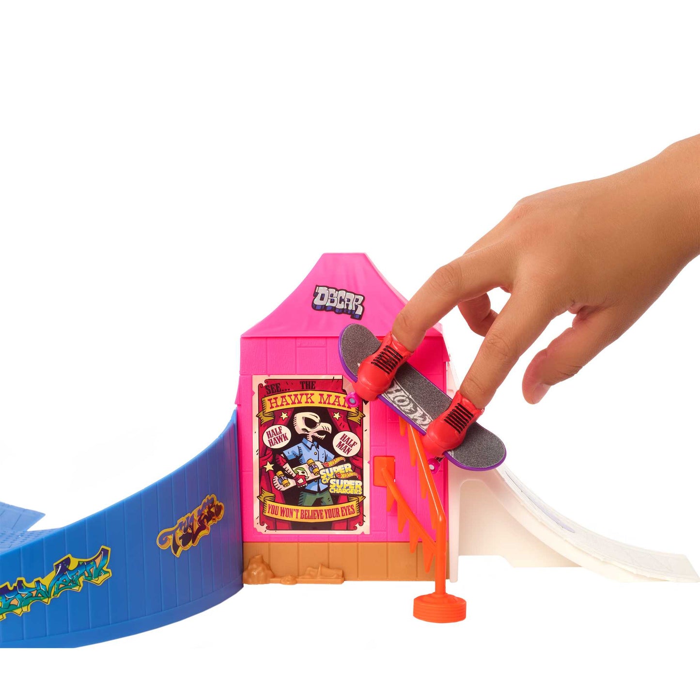 Hot Wheels Skate Amusement Park Skate Set, Playset