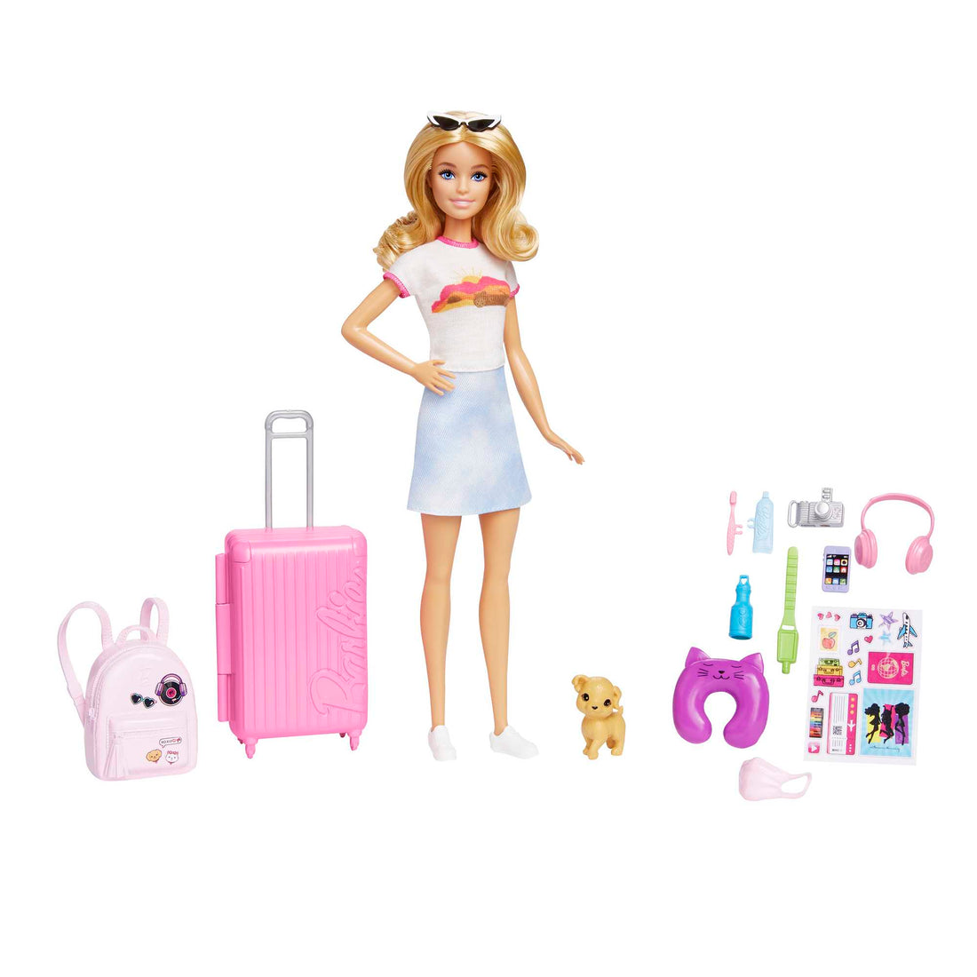 Barbie Malibu Doll Travel Set
