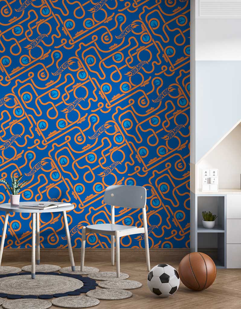 Hot Wheels Track Attack Wallpaper Mural