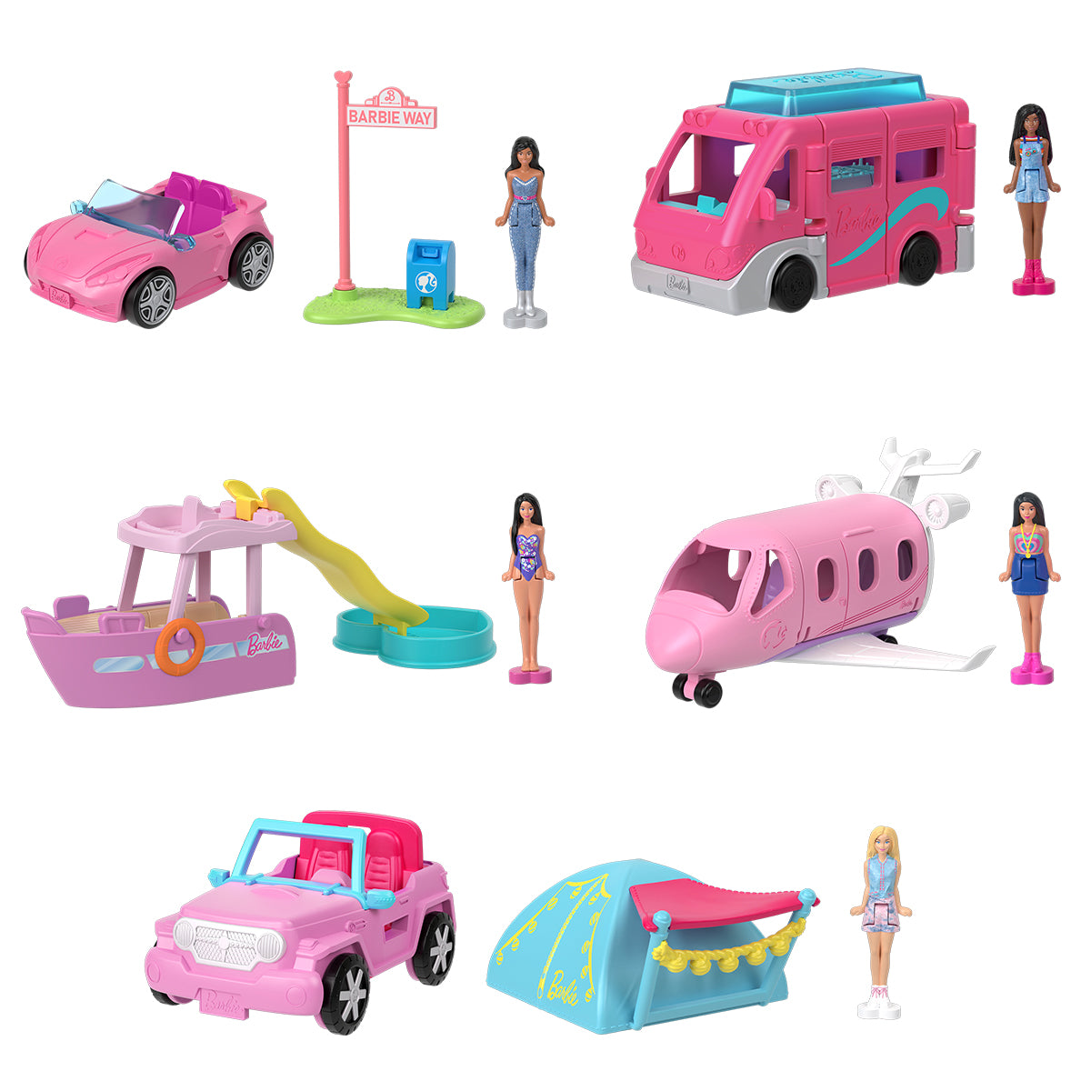 Barbie Mini BarbieLand Doll & Vehicle Set, Assorted