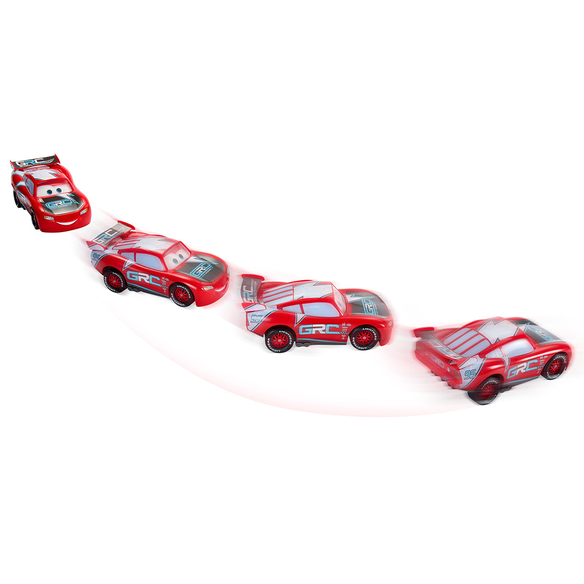 Disney and Pixar Cars Global Racers Cup Drift & Race Lightning McQueen
