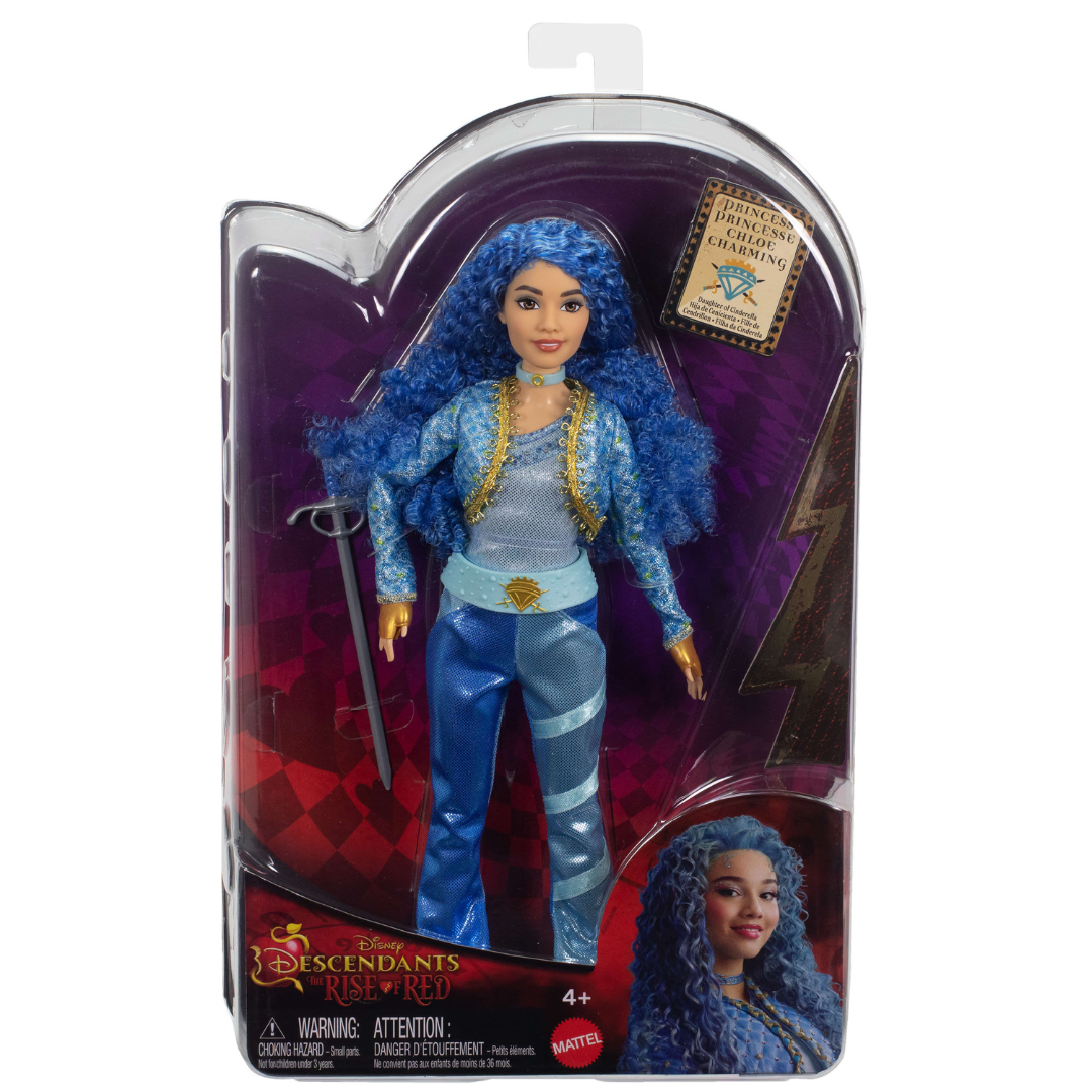 Disney Descendants: The Rise Of Red Princess Chloe Charming, Daughter Of Cinderella Fashion Doll