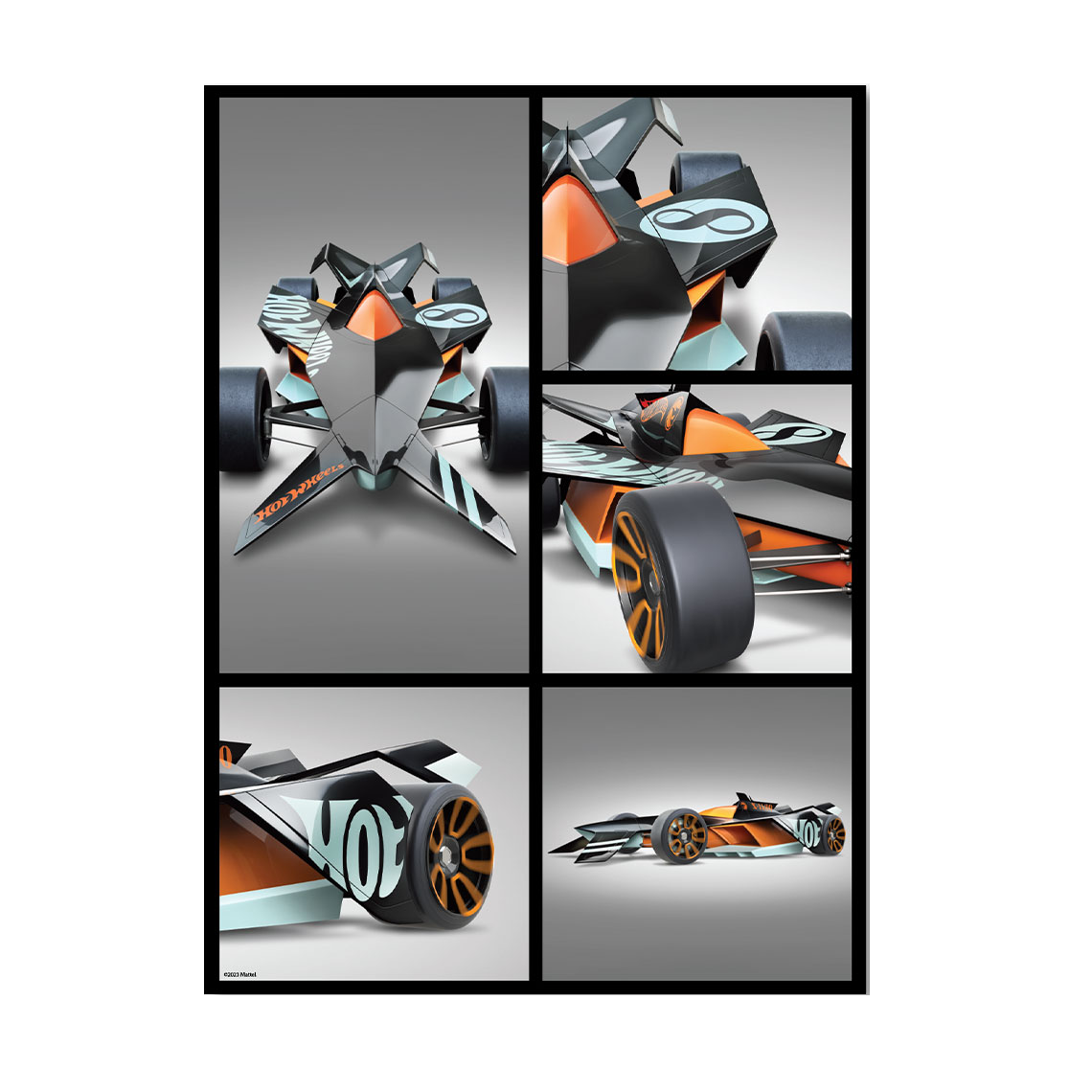 Hot Wheels Bad To The Blade Collectors Wall Art