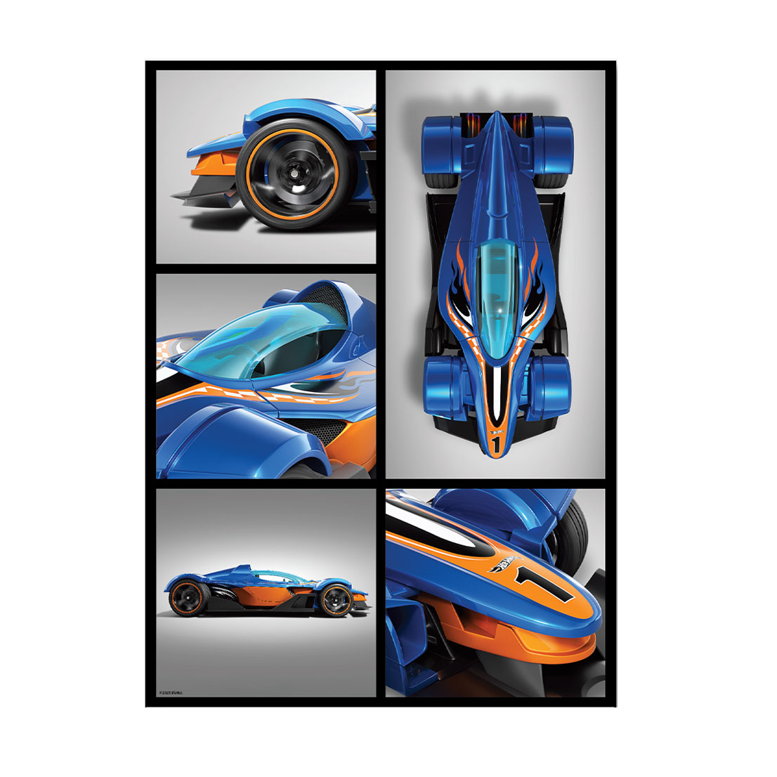 Hot Wheels Formula Street Collectors Wall Art