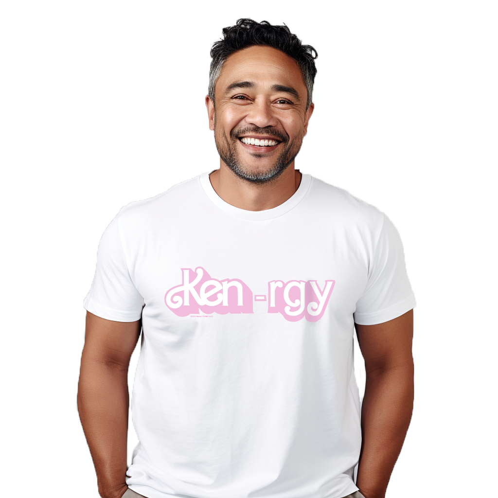 Kenergy Men’s White Tee ©2023 Mattel. ©WBEI (s23) – Shop Mattel Australia