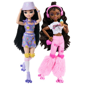 Bundle: Barbie Dream Besties Roller Skating 2 Pack - Renee & Brooklyn