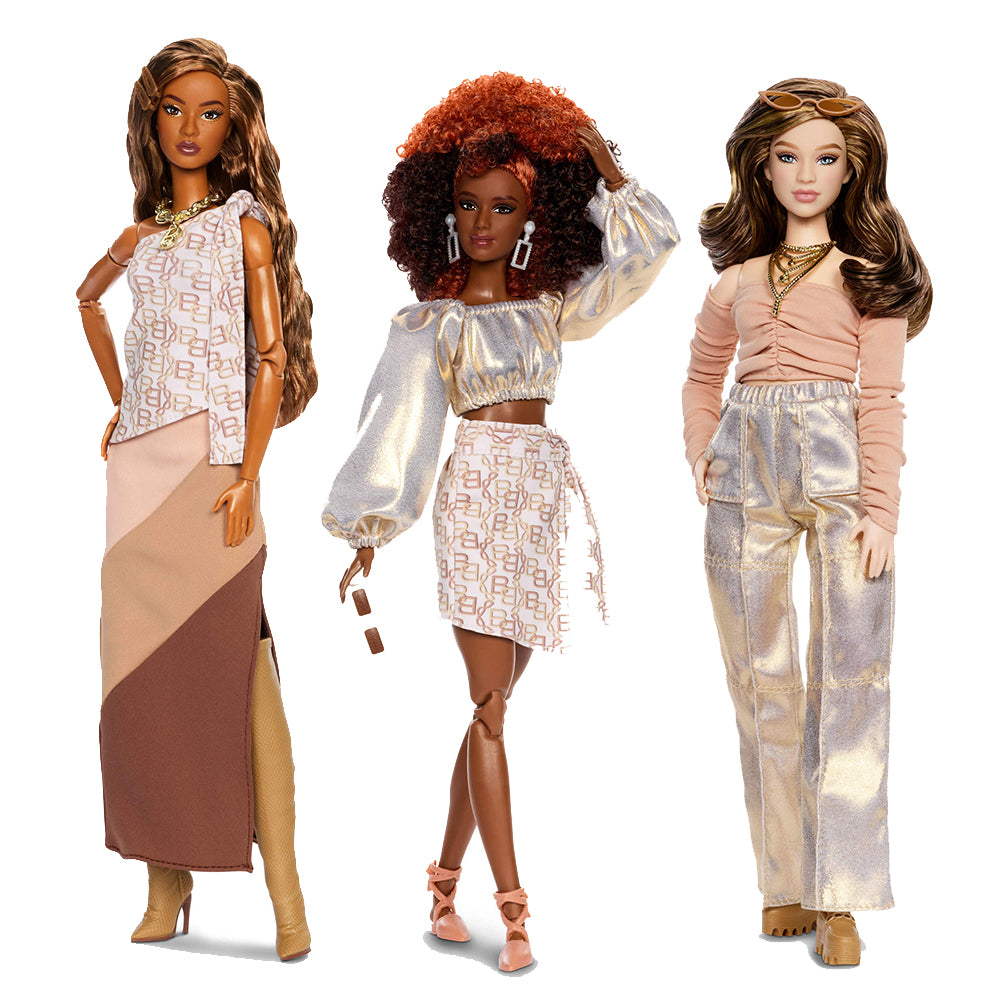 Bundle: Barbie You Create Neutral Kit - 3 Dolls