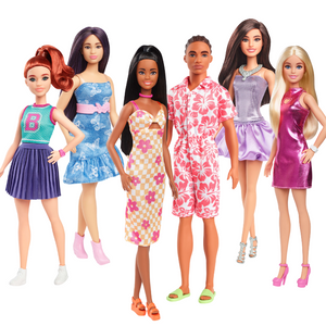 Bundle: Barbie & Ken Fashionista 6 Pack