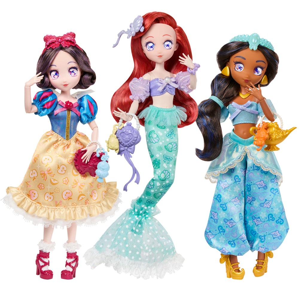 Bundle: Disney Princess Manga Dolls - 3 Dolls