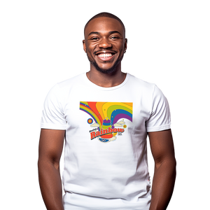 Fisher-Price Build a Rainbow Mens White Tee