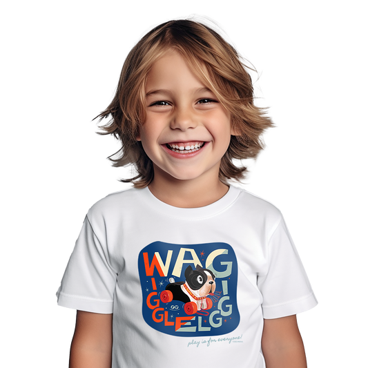 Fisher-Price Wag Wiggle Giggle Boys White Tee