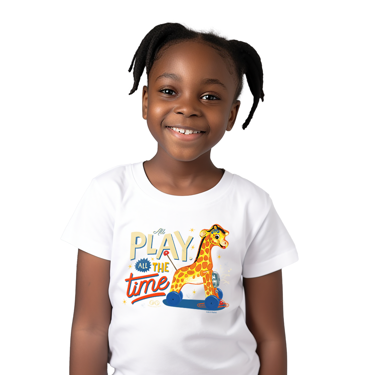 Fisher-Price All Play Girls White Tee