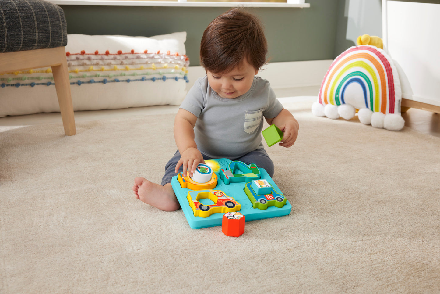 Fisher-Price Shapes & Sounds Vehicle Puzzle