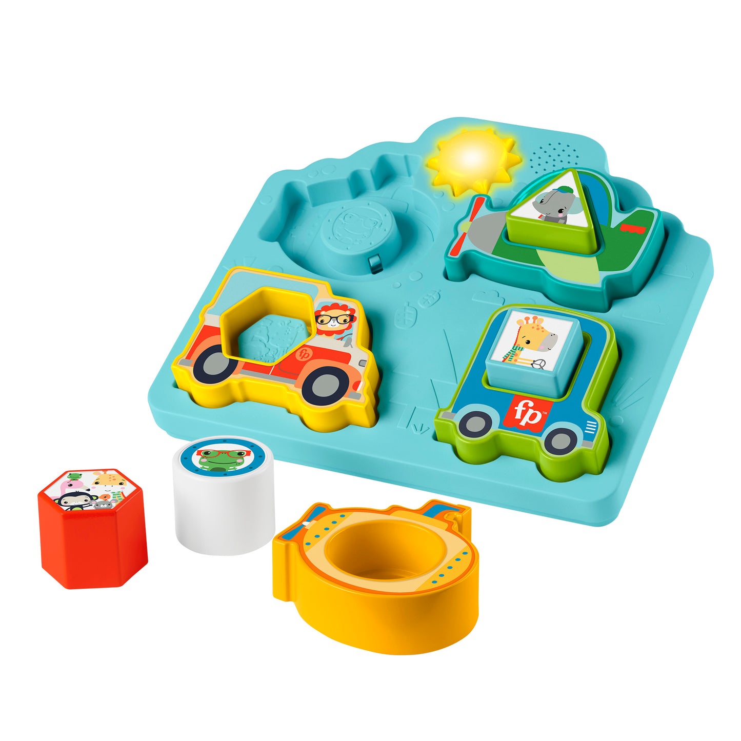 Fisher-Price Shapes & Sounds Vehicle Puzzle