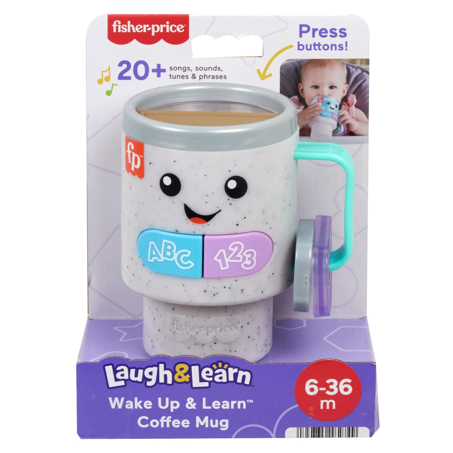 Fisher-Price Laugh & Learn  Wake Up & Learn Coffee Mug