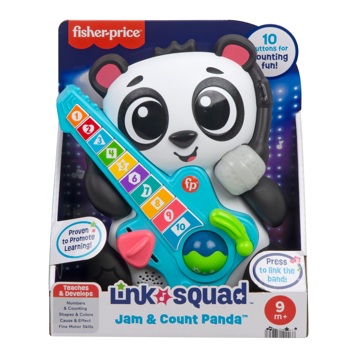 Fisher-Price Link Squad Jam & Count Panda