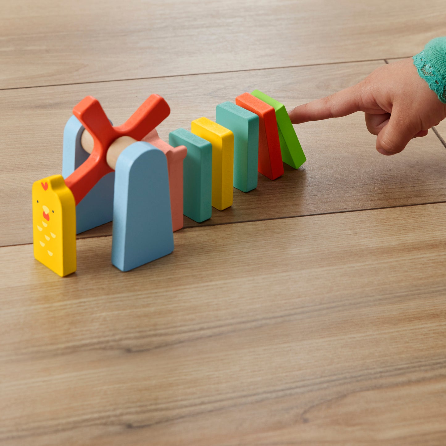 Fisher-Price Wooden Domino Run Playset