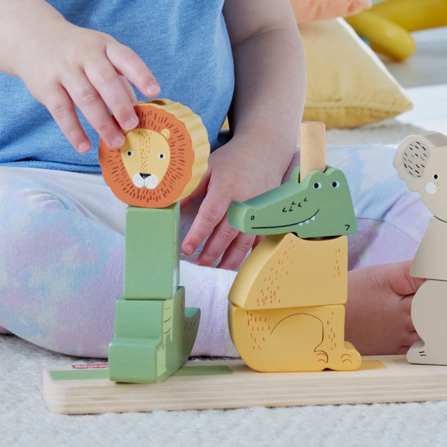 Fisher-Price Wooden Stack & Sort Animals