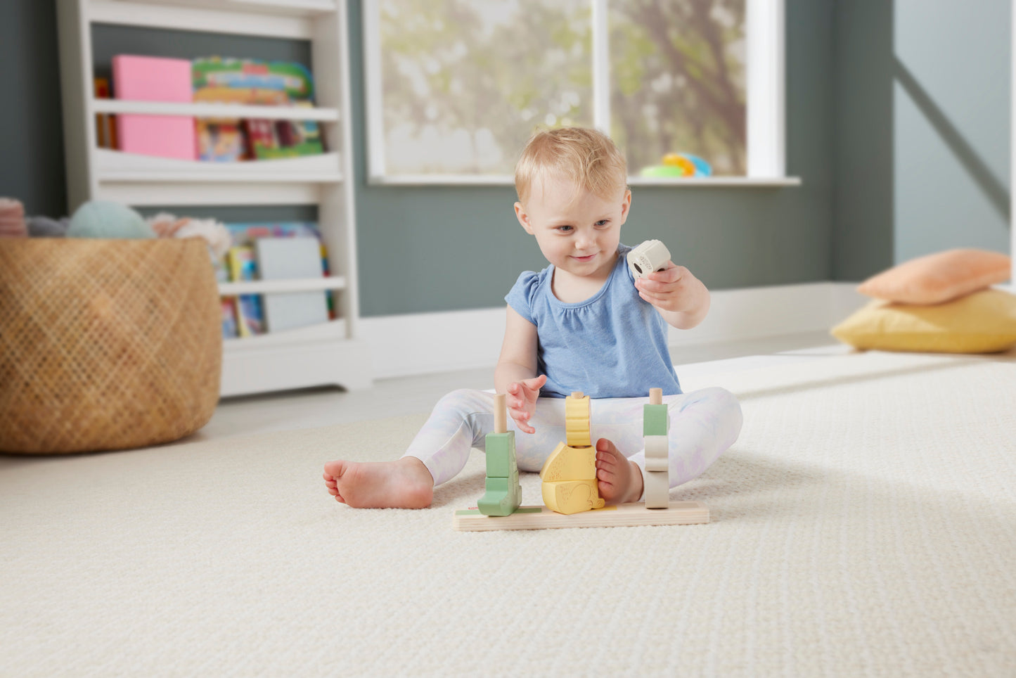 Fisher-Price Wooden Stack & Sort Animals