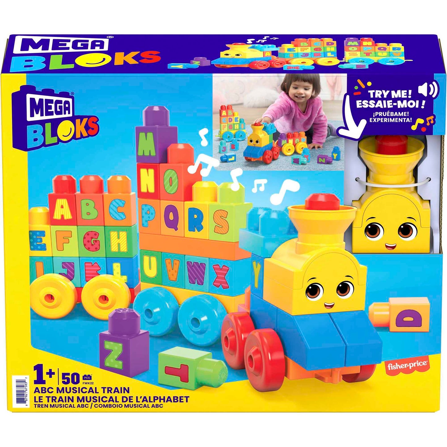 Mega Bloks ABC Musical Train