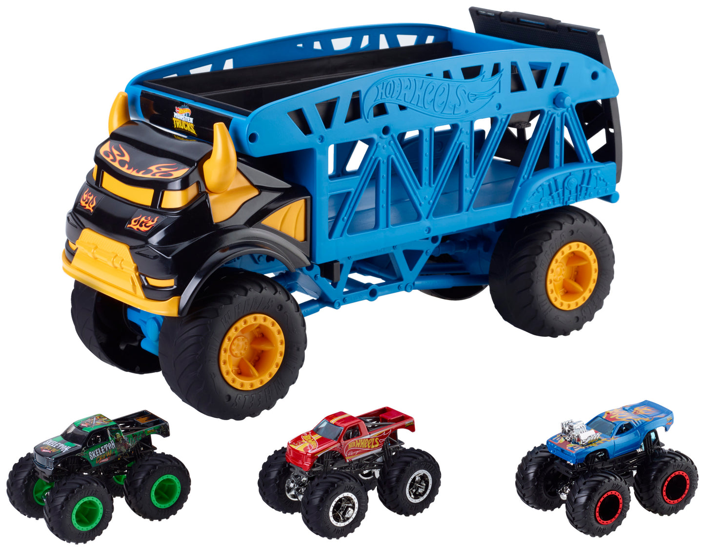 Hot Wheels Monster Trucks Monster Mover+3 Trucks Vehicle