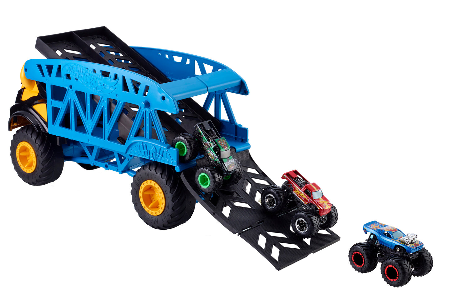 Hot Wheels Monster Trucks Monster Mover+3 Trucks Vehicle