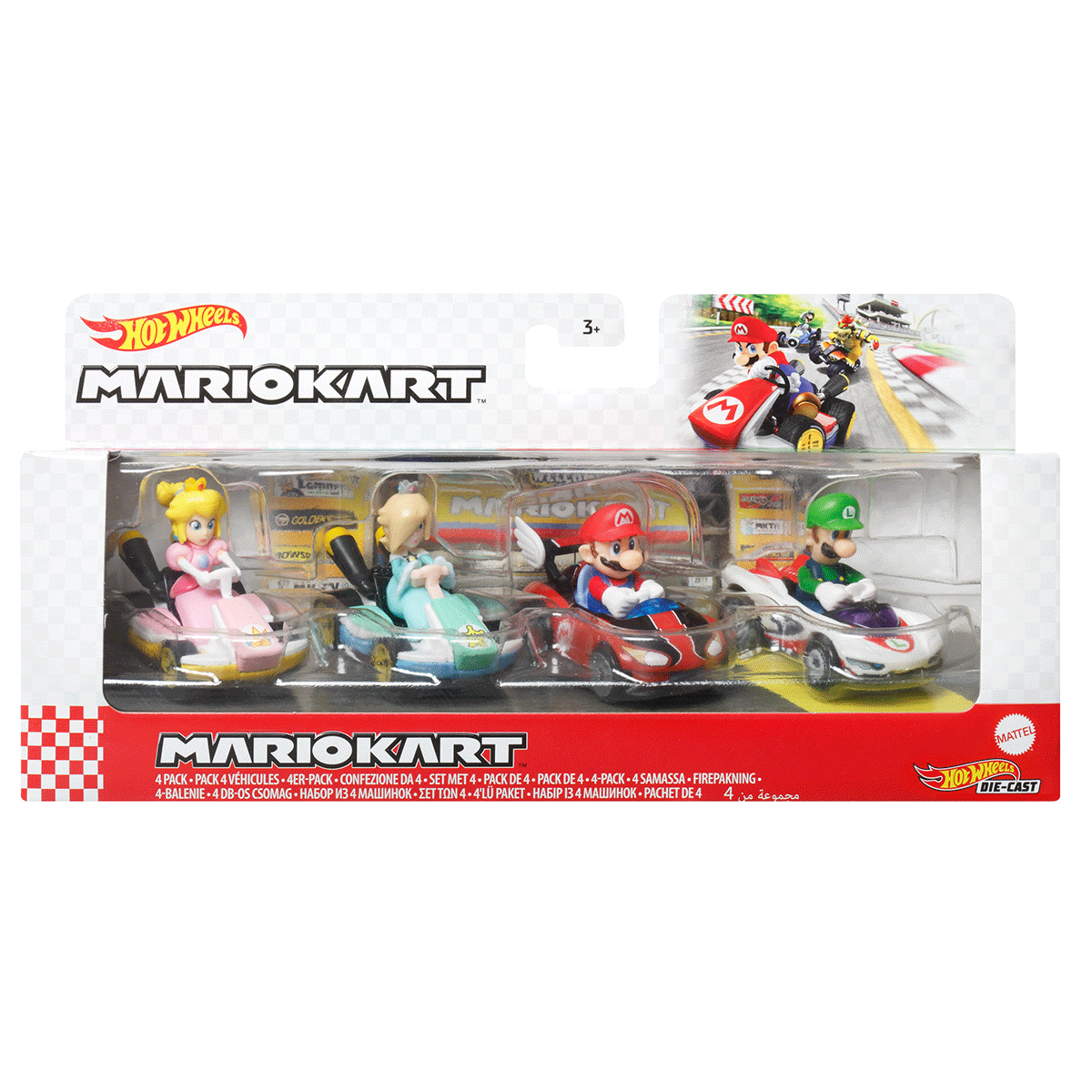 HOT WHEELS MARIO KART 4 Pack Assorted* Shop Mattel Australia