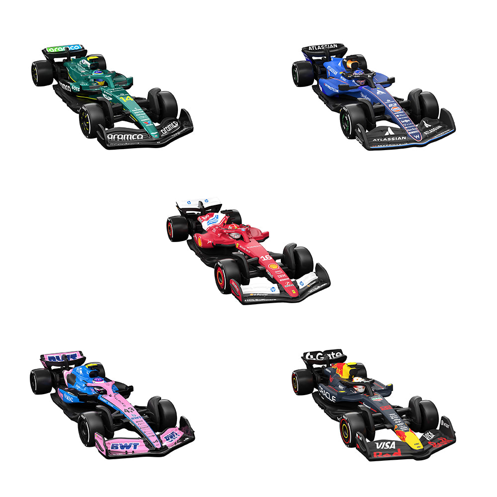 Bundle: Hot Wheels Formula 1 Collectible Team Cars - 5 Cars (Group 6)